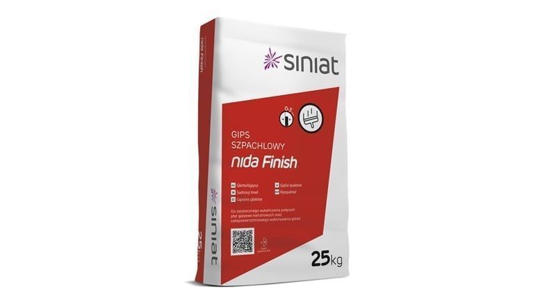 Gips szpachlowy siniat nida finish 25kg