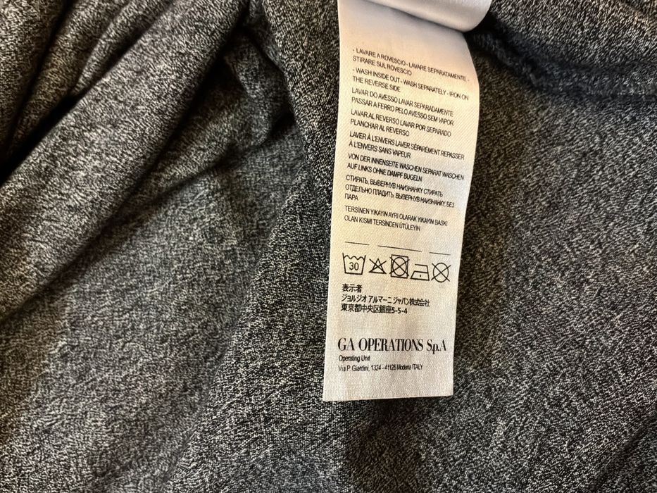 Футболка Armani Exchange slim, серый меланж, р.XXL