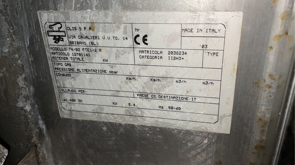 Проф промышленый  б/у гриль OLIS