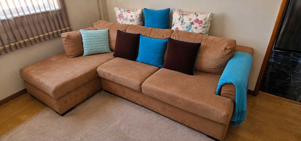 Sofá Sofá Chaise Longue em excelente estado – Muito confortável