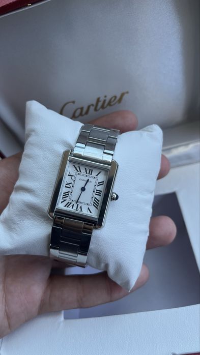 Relogio Cartier tank silver edition