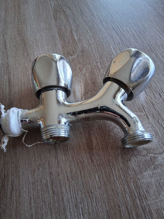 Torneira Dupla Cromada