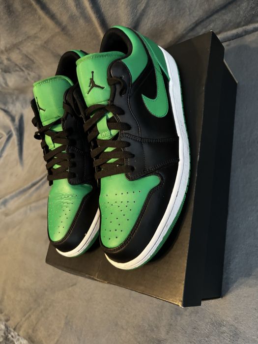 Air Jordan 1 Low czarno zielone