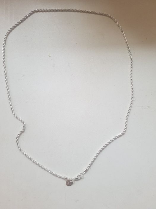 Цепочка посеребренная