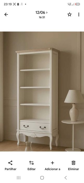 Movel  biblioteca marca gato preto
