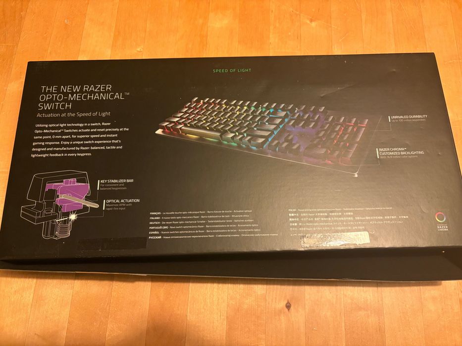 Razer Huntsman PT - Teclado mecânico de gaming
