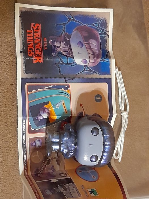 Stranger Things boneco Will inverso Pop Funko Ovo kinder Joy 2026 RARO