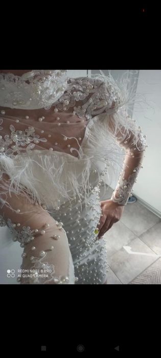 Sukienka mini biała S