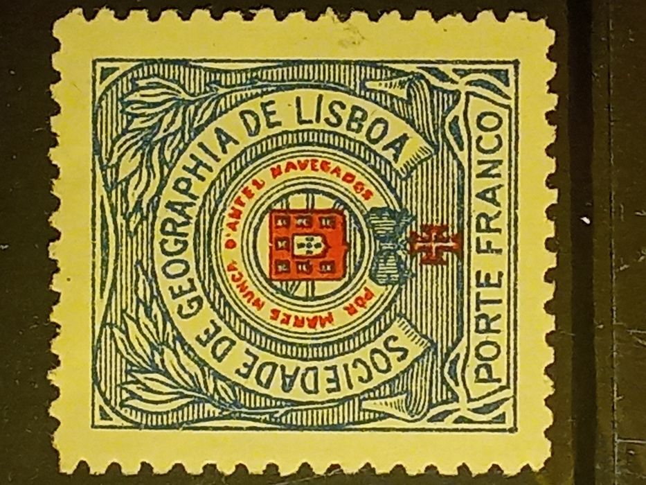 1935/1936 Emblema Da Sociedade Com Cruz De Cristo MLH