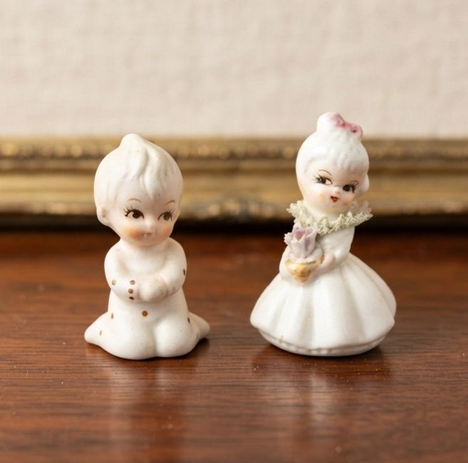 Peças decorativas miniaturas vintage