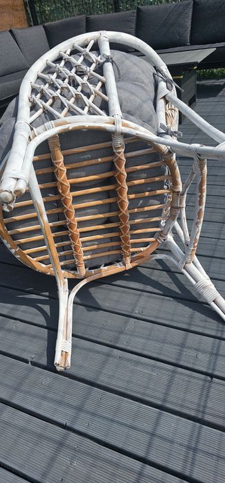Fotel rattanowy ratanowy wiklinowy