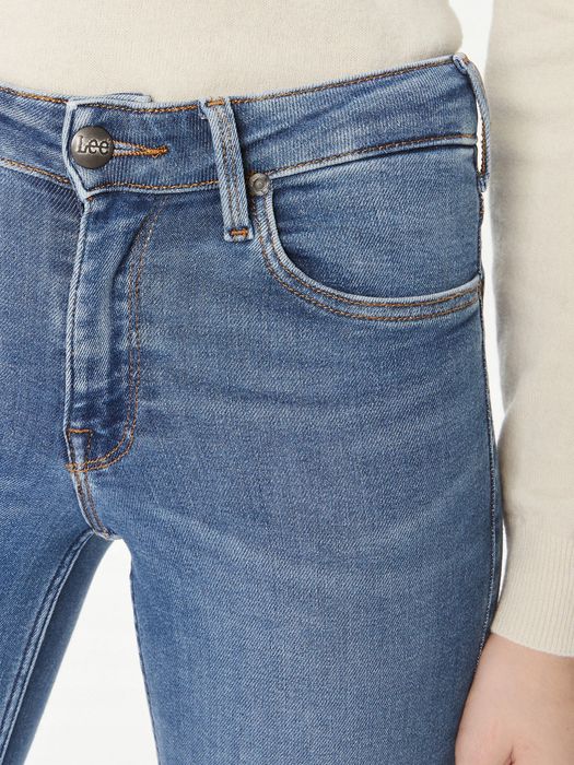 Lee W32 L33 Spodnie Damskie Jeansy Niebieskie Foreverfit D2330