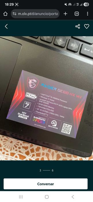 Msi ,i9 14900hx ,32 ram,gtx 4070