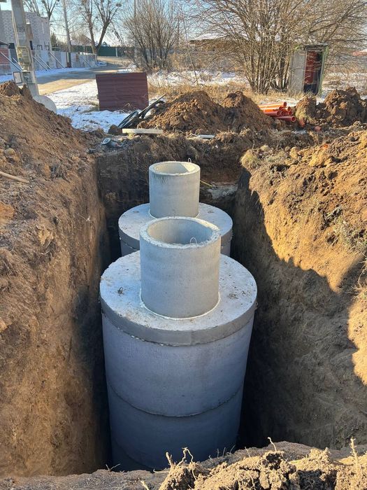 Копка септиков, копання Канализации, траншеи, вигрибные ямы под ключ