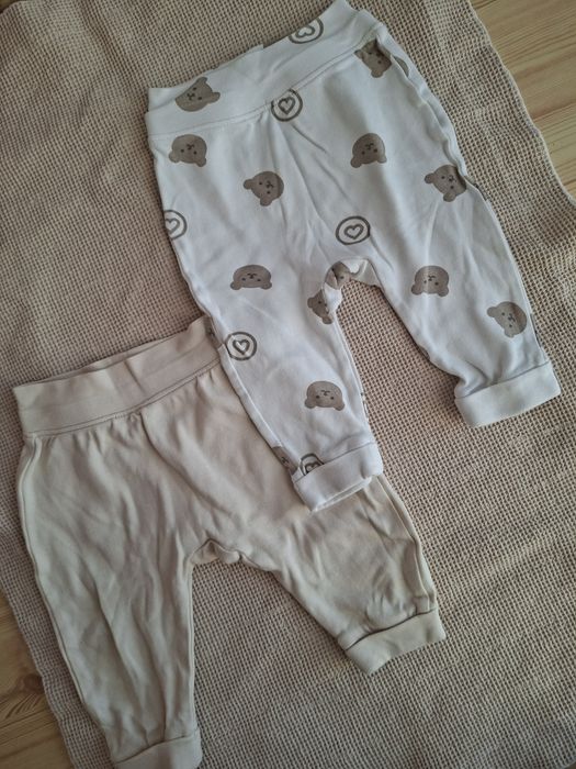 Legginsy niemowlęce rozmiar 74 - 6 sztuk