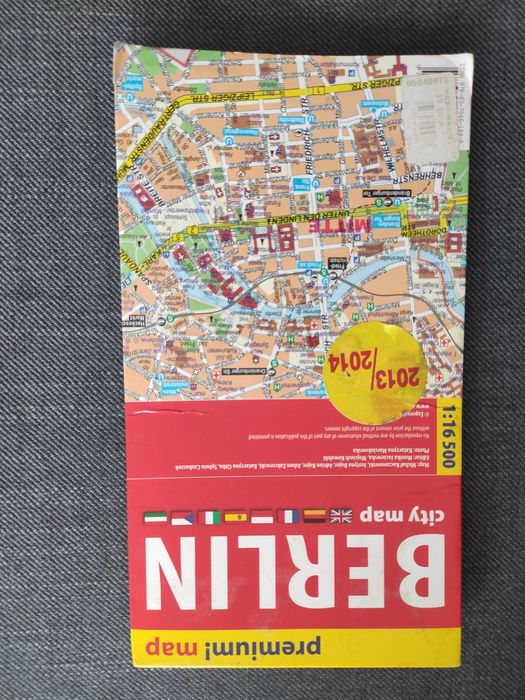 Mapa Berlina z zabytkami