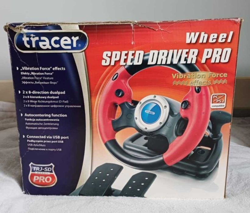 Kierownica do gier Tracer Speed Driver Pro PS2 PC