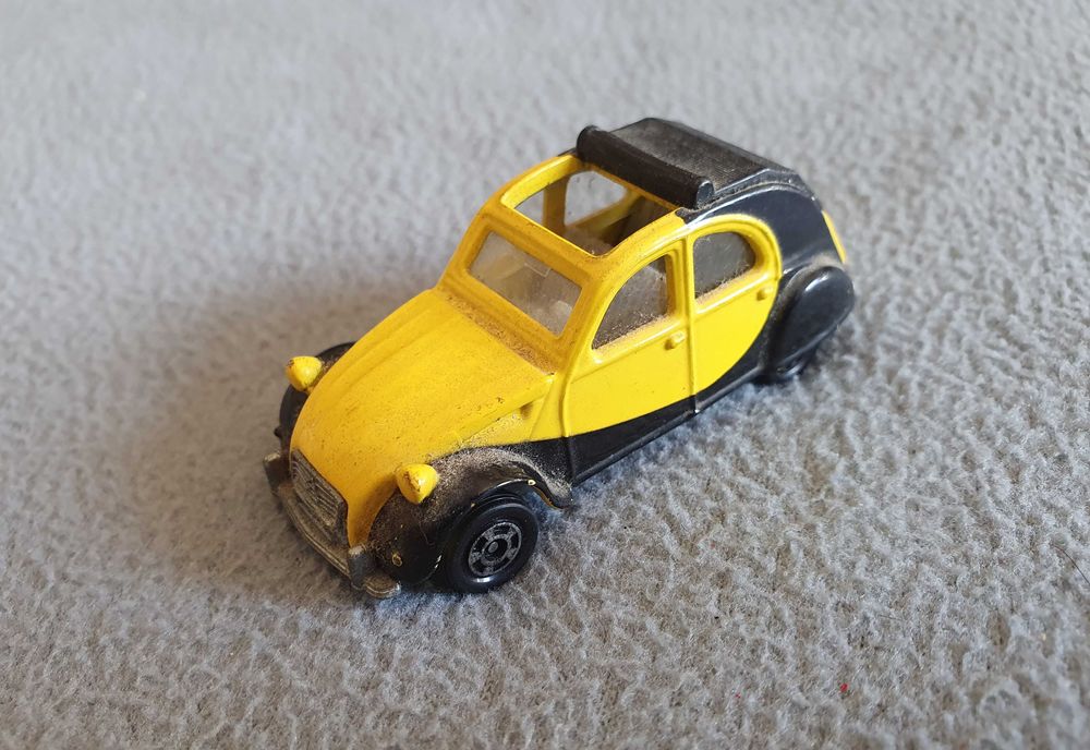 Carrinho TOMY TOMICA - Citroen 2cv nº 3 - escala 1/57 - vintage - RARO