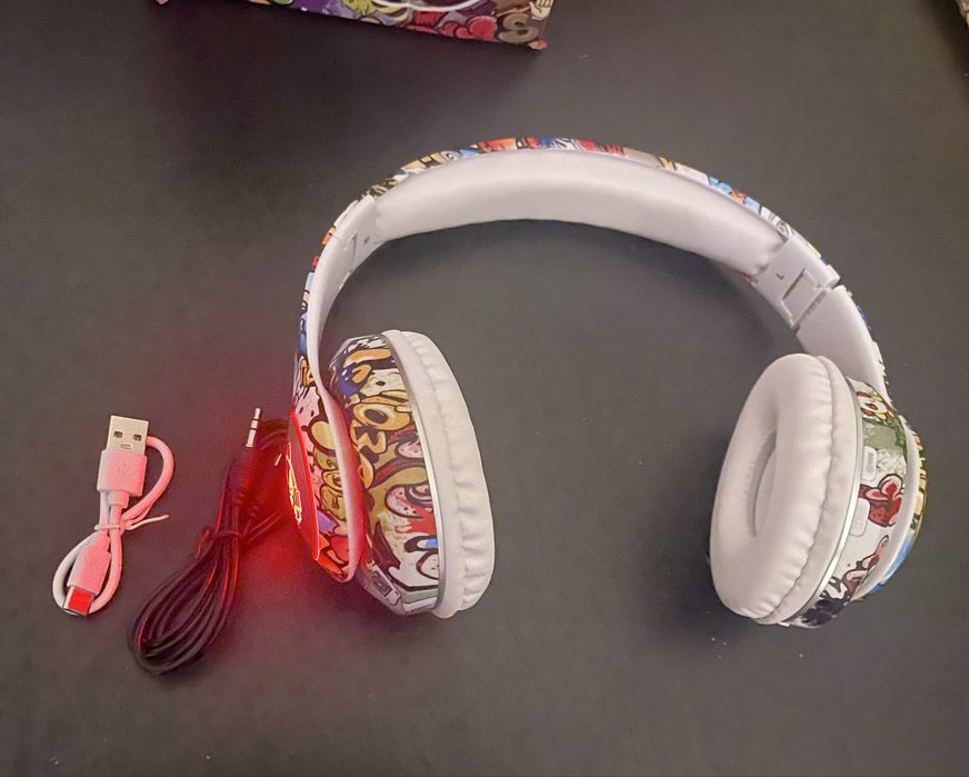 Wireless Headset graffiti Criança