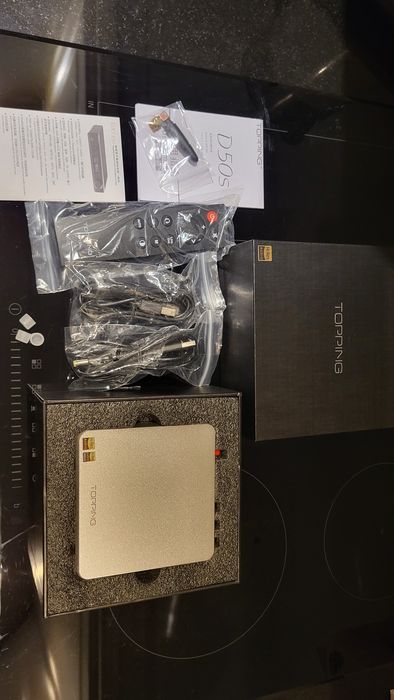 DAC Topping D50s Srebrny Komplet