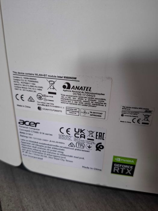 Acer ConceptD CT500-51A intel core i7/16gb/