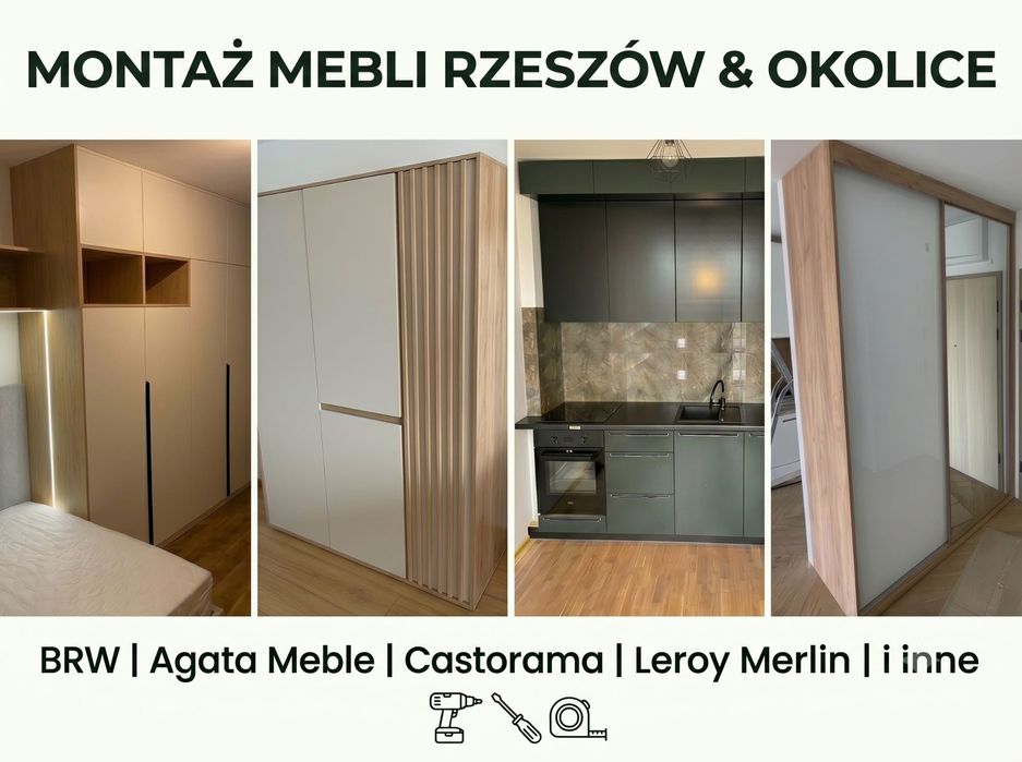 Profesjonalny montaż i składanie mebli (IKEA, Agata, BRW) – Rzeszów i okolice