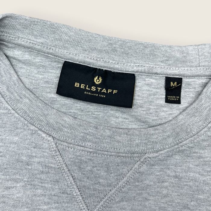 Szara męska bluza crewneck belstaff fit s/m