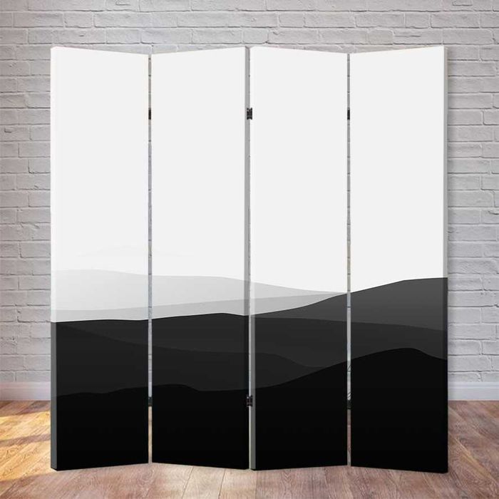 Ширма 180х160см натуральное дерево в сложенном - 180х40см 7 цветов