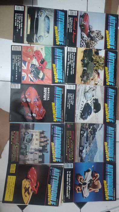 Lote 35 Revistas Automobile Miniature