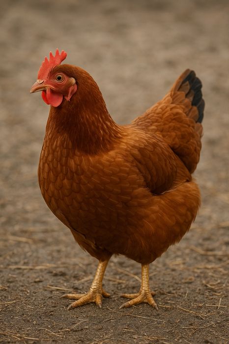 Kury na jajka Rosa z jajkiem, Leghorn