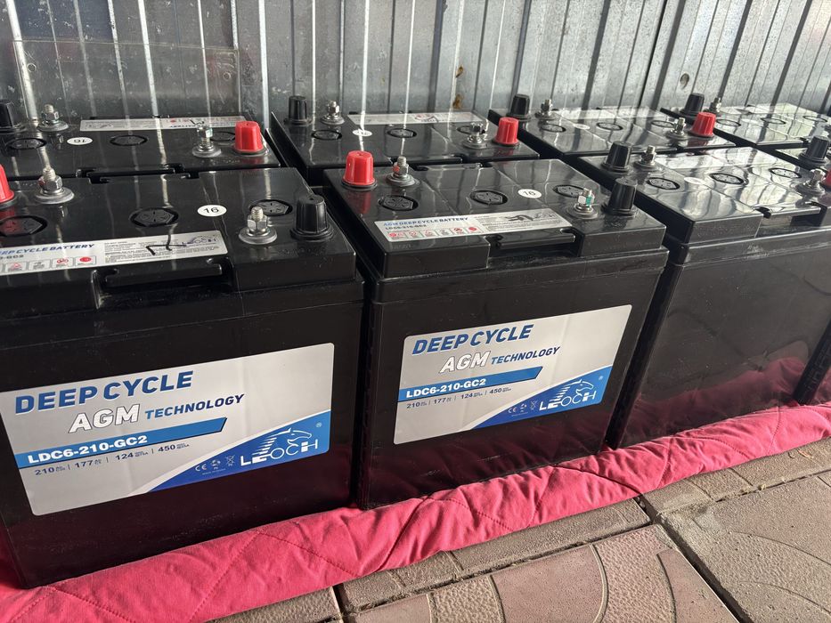 Nowe Akumulatory Leoch LDC6-210-GC2 / 6 V 210 Ah – deep cycle AGM
