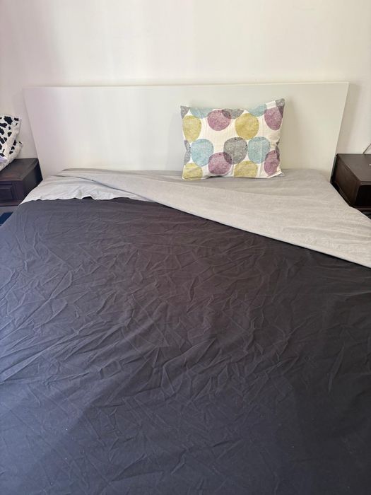 Cama IKEA MALM 160x200 + colchão VALEVAG