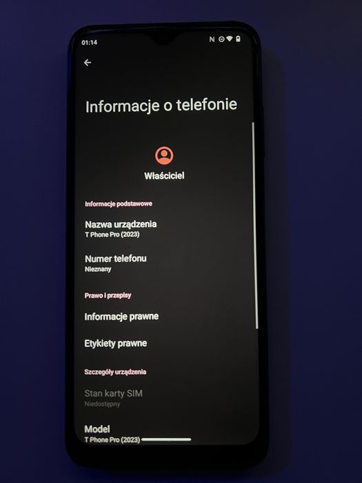 T Phone Pro (2023) Moonlight Blue 6/256 GB
