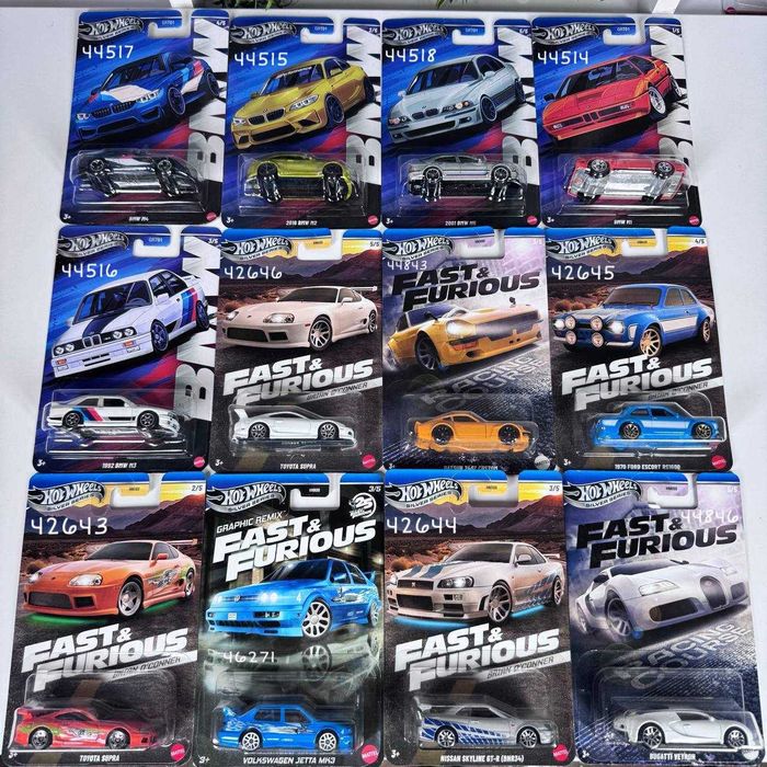 Тематична Машинка Hot Wheels Toyota Тойота Supra Brian Хот Вілс Форсаж