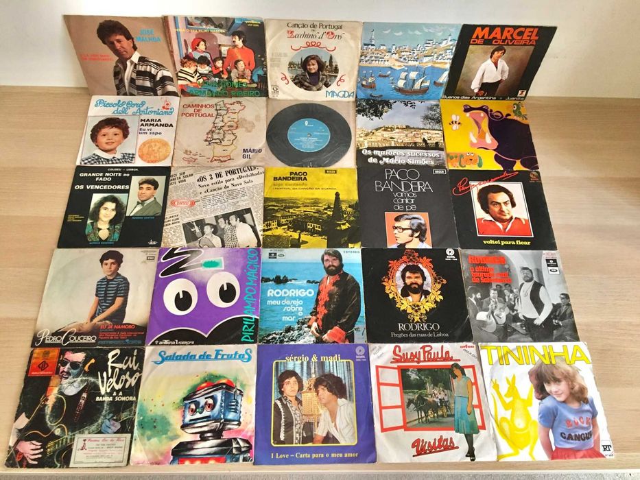 Discos de vinil singles - 1€ cada