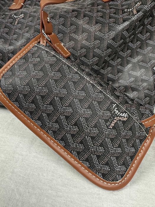Torba biznesowa komplet Torebka damska Goyard Paris monogram cz-br