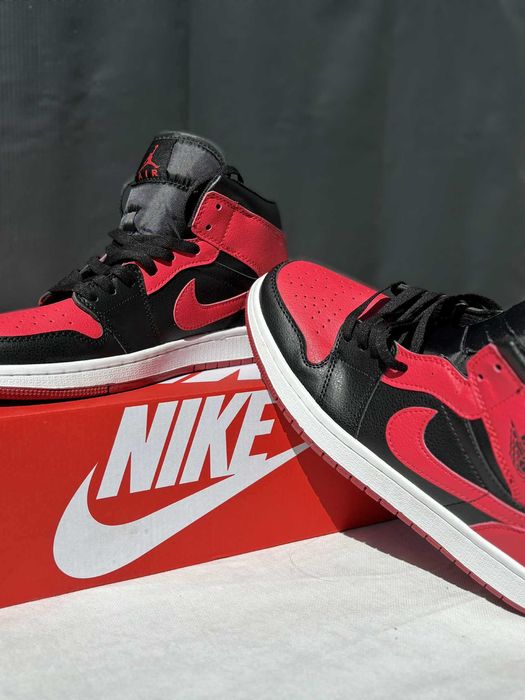 Nowe Buty Air Jordan 1 "Bred" Black Red r. 43 | Wysyłka 24h