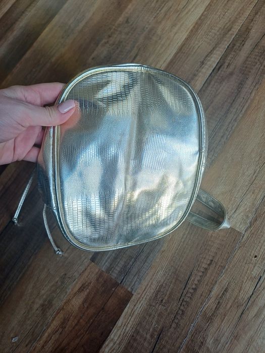 Torebka złota roberto cavalli parfum worek na ramię