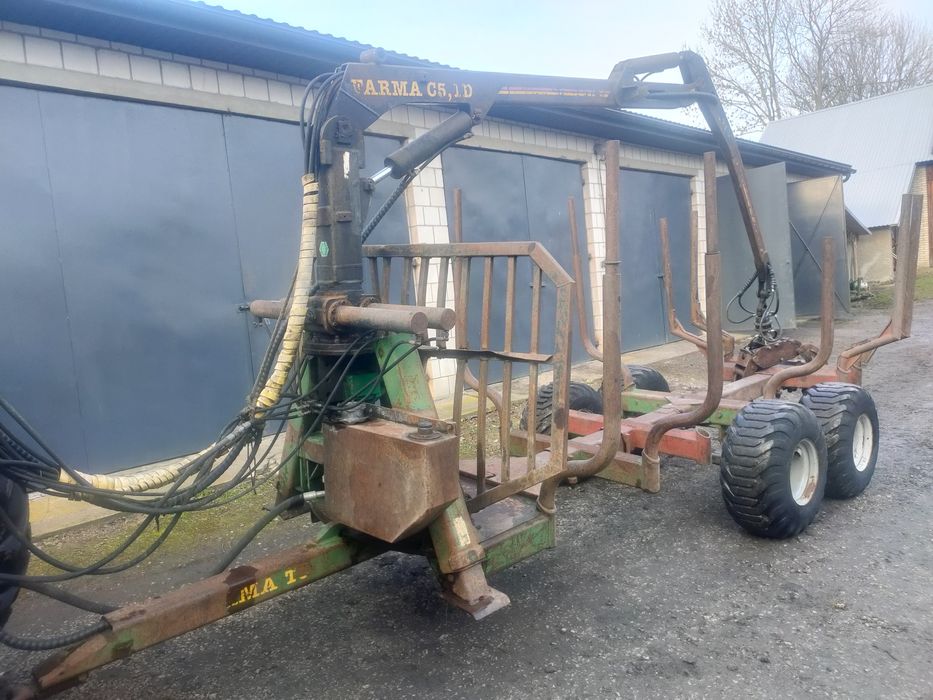 Przyczepa leśna Farma 9 ton