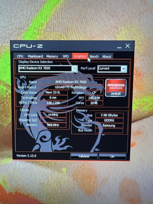 Игровой ПК 5 3600 Rx 7600