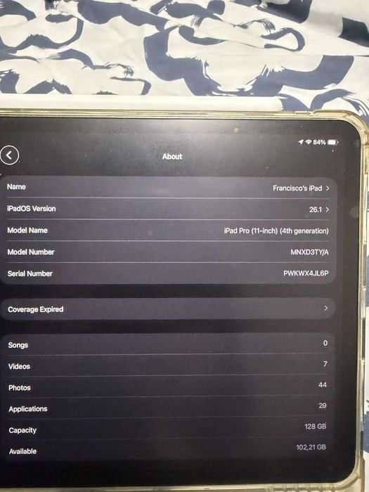 iPad Pro 11" 4ª Gen + Apple Pencil 2 — Como Novo