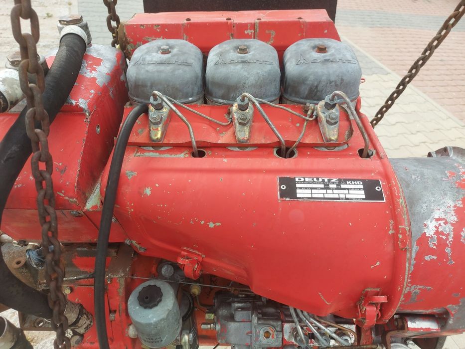 Silnik deutz f3l912 z  pompa hydromatik a3v28sr osłona wentylatora