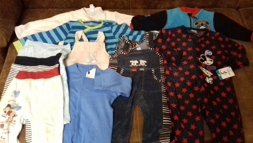 Zestaw śpiochów, ubranek, pajacykow