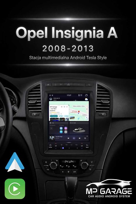 Opel Insignia Radio Android 14 Tesla Style CarPlay Android Auto 4G LTE GPS WiFi QLED DSP