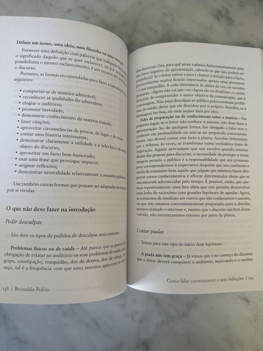 Como Falar em Publico corretamente e sem inibições de Reinaldo Polito