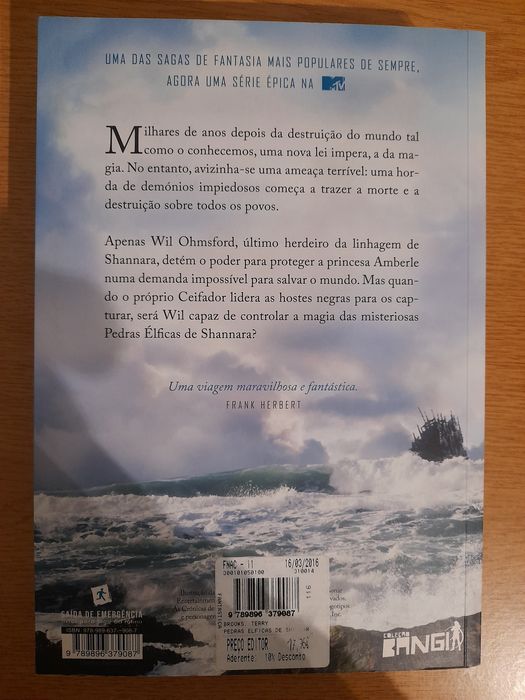 Livro as Pedras Élficas de Shannara