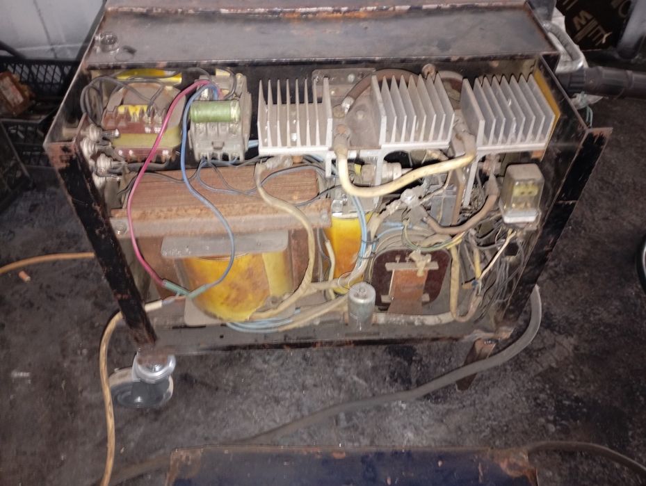 Сварка полуавтомат с балоном.