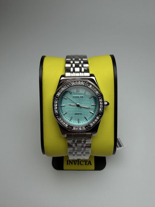 Invicta 69376, жіночий годинник з бірюзовим циферблатом