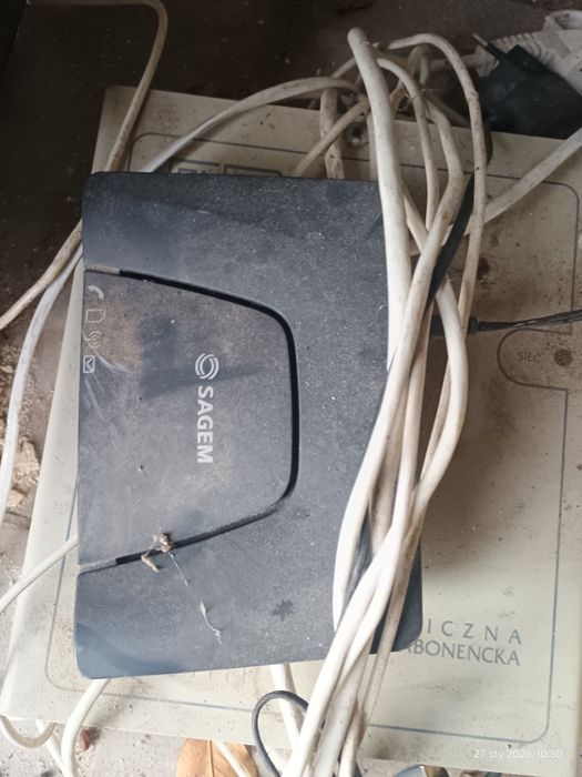 Telefoniczna centrala abonencka Telpol CA1x5 DTM + modem Sagem RL302