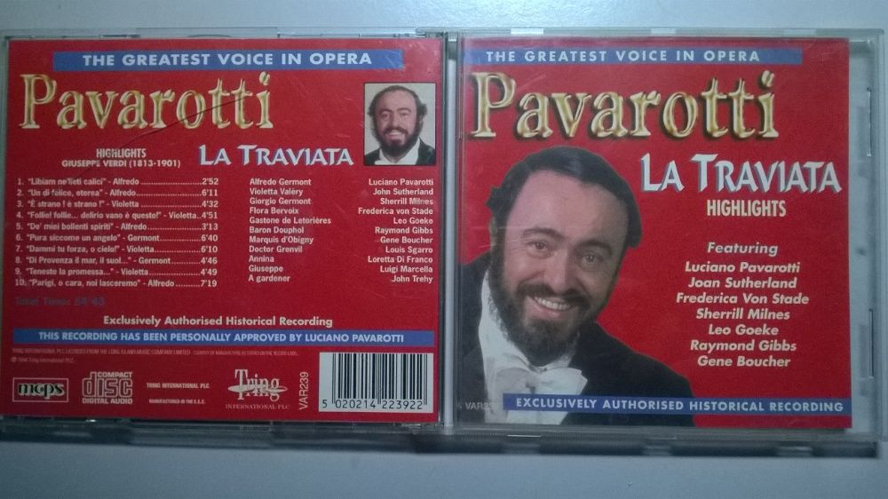 CDs de Pavarotti